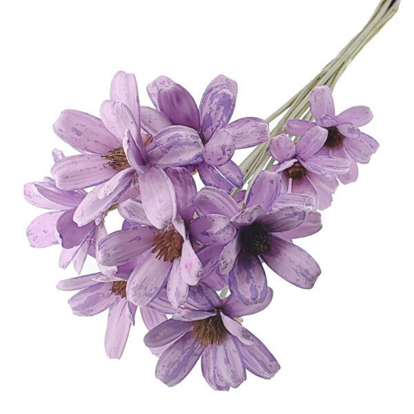 紫色手工瓜子花花束