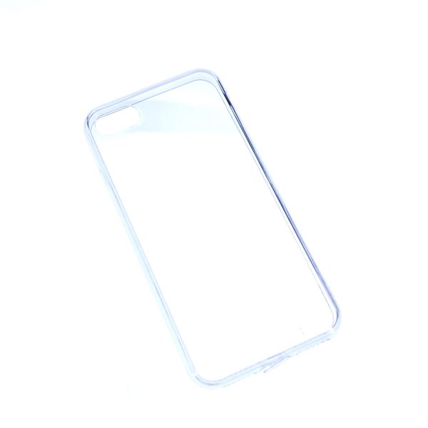 iPhone 7/8透明硬底軟邊凹槽滴膠電話殼