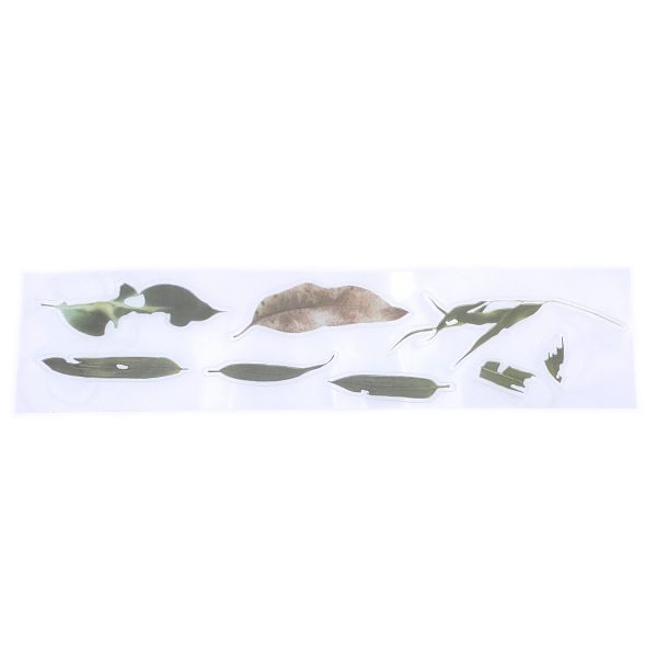 水晶滴膠貼紙-樹葉