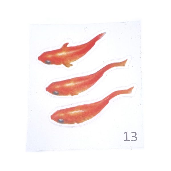 水晶滴膠貼紙-金魚13